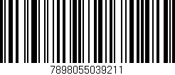 Código de barras (EAN, GTIN, SKU, ISBN): '7898055039211'