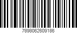 Código de barras (EAN, GTIN, SKU, ISBN): '7898062609186'