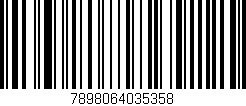 Código de barras (EAN, GTIN, SKU, ISBN): '7898064035358'