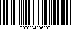 Código de barras (EAN, GTIN, SKU, ISBN): '7898064036393'