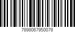 Código de barras (EAN, GTIN, SKU, ISBN): '7898067950078'