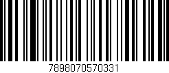 Código de barras (EAN, GTIN, SKU, ISBN): '7898070570331'