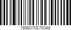 Código de barras (EAN, GTIN, SKU, ISBN): '7898070570348'