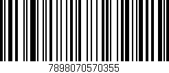 Código de barras (EAN, GTIN, SKU, ISBN): '7898070570355'