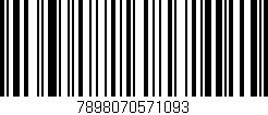 Código de barras (EAN, GTIN, SKU, ISBN): '7898070571093'