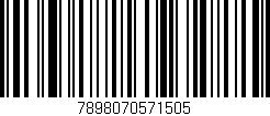 Código de barras (EAN, GTIN, SKU, ISBN): '7898070571505'