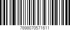 Código de barras (EAN, GTIN, SKU, ISBN): '7898070571611'