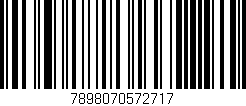Código de barras (EAN, GTIN, SKU, ISBN): '7898070572717'