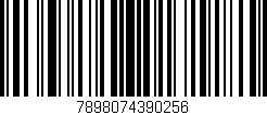 Código de barras (EAN, GTIN, SKU, ISBN): '7898074390256'