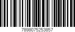 Código de barras (EAN, GTIN, SKU, ISBN): '7898075253857'
