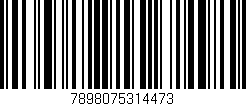 Código de barras (EAN, GTIN, SKU, ISBN): '7898075314473'