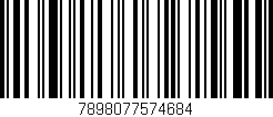 Código de barras (EAN, GTIN, SKU, ISBN): '7898077574684'