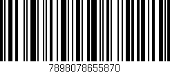 Código de barras (EAN, GTIN, SKU, ISBN): '7898078655870'
