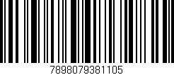 Código de barras (EAN, GTIN, SKU, ISBN): '7898079381105'