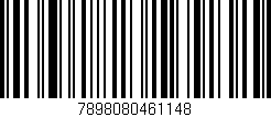 Código de barras (EAN, GTIN, SKU, ISBN): '7898080461148'