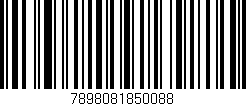Código de barras (EAN, GTIN, SKU, ISBN): '7898081850088'