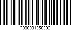 Código de barras (EAN, GTIN, SKU, ISBN): '7898081850392'