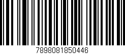 Código de barras (EAN, GTIN, SKU, ISBN): '7898081850446'