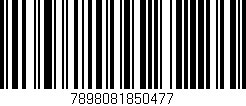 Código de barras (EAN, GTIN, SKU, ISBN): '7898081850477'