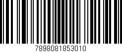 Código de barras (EAN, GTIN, SKU, ISBN): '7898081853010'