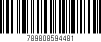 Código de barras (EAN, GTIN, SKU, ISBN): '789808594481'