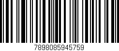 Código de barras (EAN, GTIN, SKU, ISBN): '7898085945759'