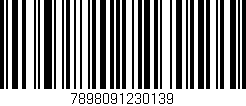 Código de barras (EAN, GTIN, SKU, ISBN): '7898091230139'
