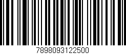 Código de barras (EAN, GTIN, SKU, ISBN): '7898093122500'