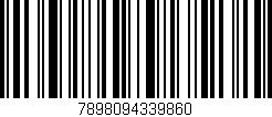 Código de barras (EAN, GTIN, SKU, ISBN): '7898094339860'