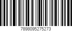 Código de barras (EAN, GTIN, SKU, ISBN): '7898095275273'