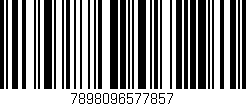 Código de barras (EAN, GTIN, SKU, ISBN): '7898096577857'