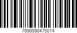 Código de barras (EAN, GTIN, SKU, ISBN): '7898098475014'