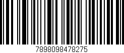 Código de barras (EAN, GTIN, SKU, ISBN): '7898098478275'