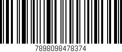 Código de barras (EAN, GTIN, SKU, ISBN): '7898098478374'