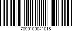 Código de barras (EAN, GTIN, SKU, ISBN): '7898100041015'