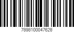 Código de barras (EAN, GTIN, SKU, ISBN): '7898100047628'