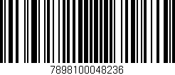 Código de barras (EAN, GTIN, SKU, ISBN): '7898100048236'