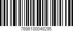 Código de barras (EAN, GTIN, SKU, ISBN): '7898100049295'