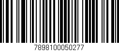 Código de barras (EAN, GTIN, SKU, ISBN): '7898100050277'