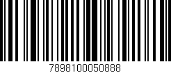 Código de barras (EAN, GTIN, SKU, ISBN): '7898100050888'