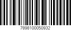 Código de barras (EAN, GTIN, SKU, ISBN): '7898100050932'