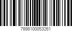 Código de barras (EAN, GTIN, SKU, ISBN): '7898100053261'