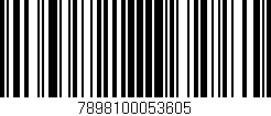 Código de barras (EAN, GTIN, SKU, ISBN): '7898100053605'