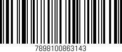 Código de barras (EAN, GTIN, SKU, ISBN): '7898100863143'