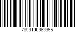 Código de barras (EAN, GTIN, SKU, ISBN): '7898100863655'