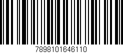 Código de barras (EAN, GTIN, SKU, ISBN): '7898101646110'