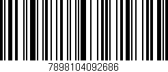 Código de barras (EAN, GTIN, SKU, ISBN): '7898104092686'