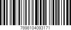 Código de barras (EAN, GTIN, SKU, ISBN): '7898104093171'