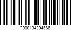 Código de barras (EAN, GTIN, SKU, ISBN): '7898104094666'