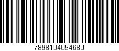 Código de barras (EAN, GTIN, SKU, ISBN): '7898104094680'